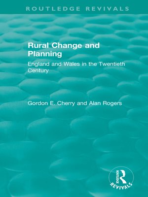 cover image of Rural Change and Planning